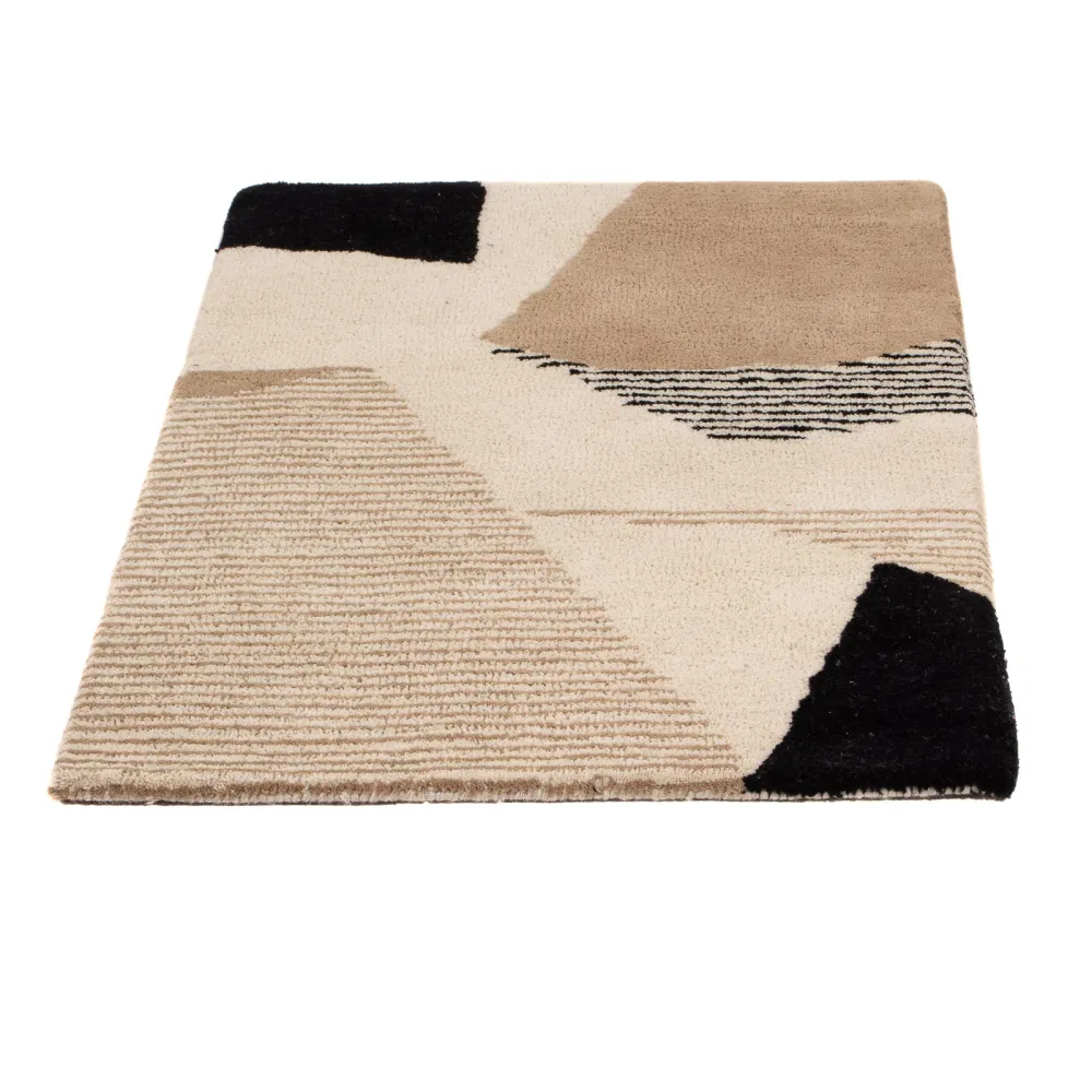 Ullteppe - 90 x 60 cm - beige