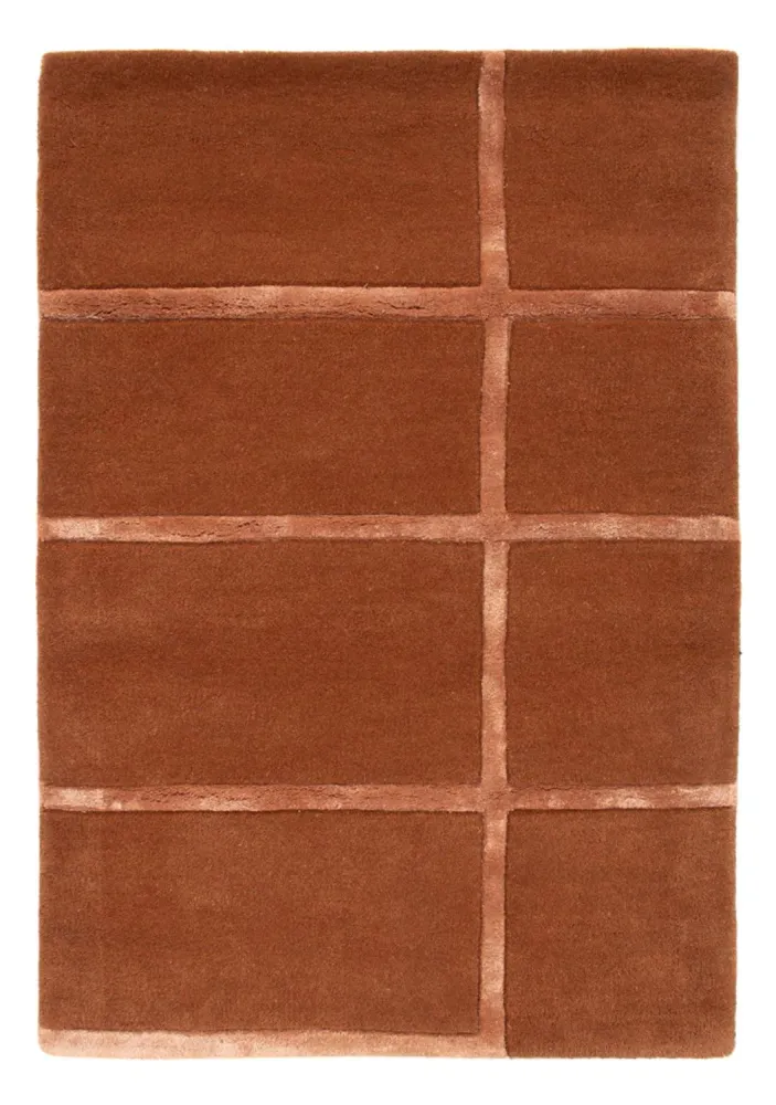 Ullteppe - 90 x 60 cm - brun