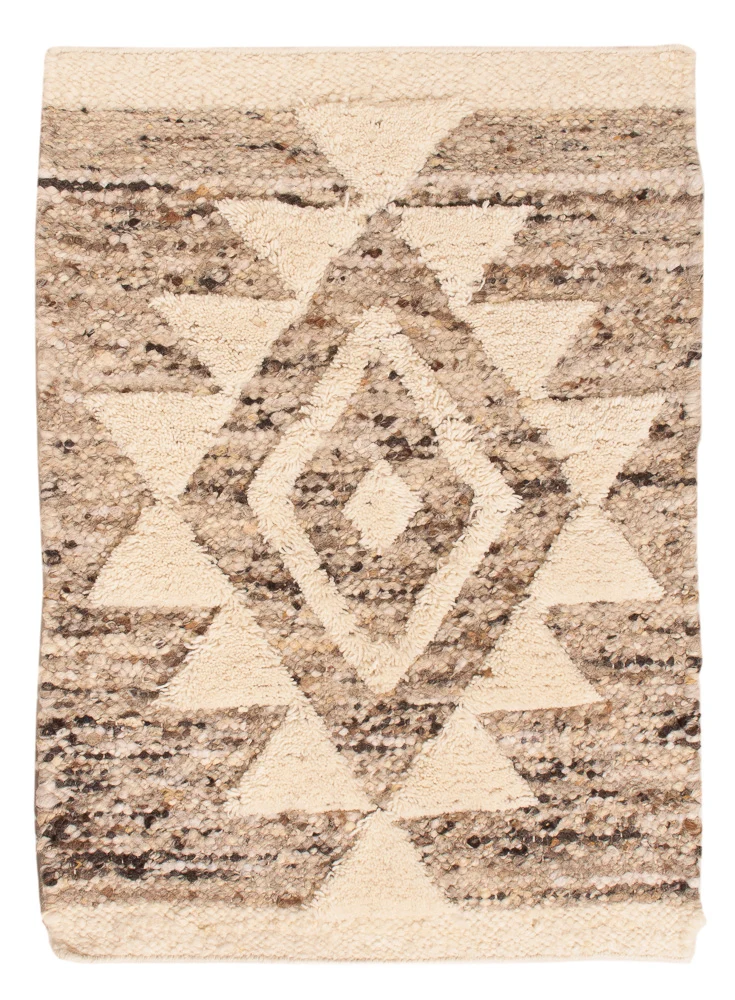 Ullteppe - 90 x 60 cm - lys beige