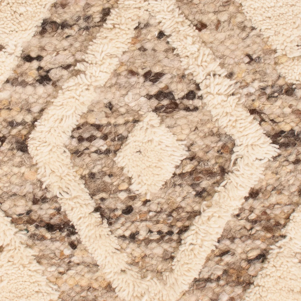 Ullteppe - 90 x 60 cm - lys beige