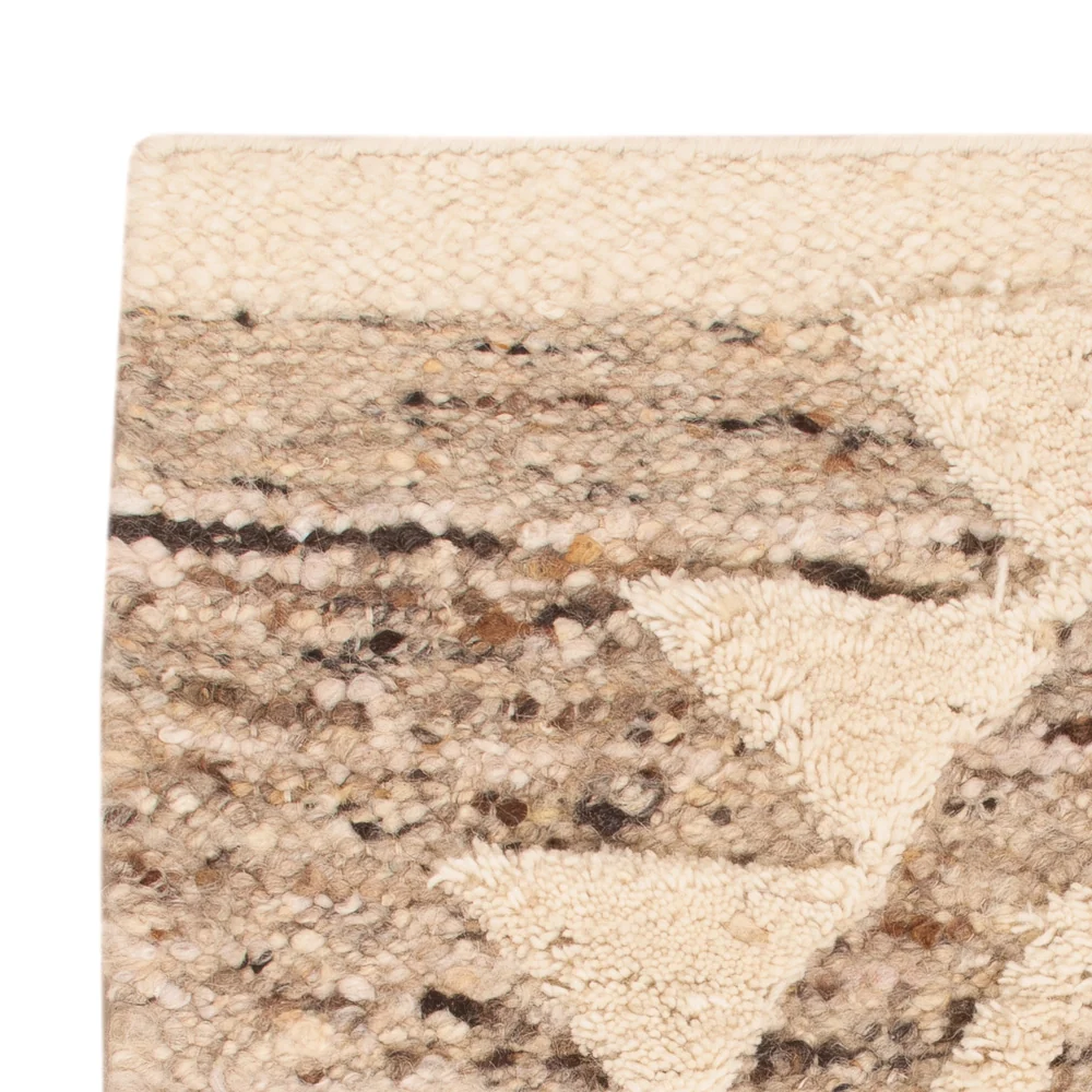 Ullteppe - 90 x 60 cm - lys beige