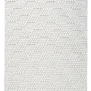 Ullteppe - 94 x 60 cm - lysegrå