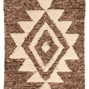 Ullteppe - 90 x 60 cm - mørk beige