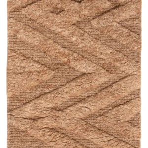 Ullteppe - 90 x 60 cm - mørk beige