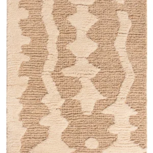 Ullteppe - 90 x 60 cm - mørk beige