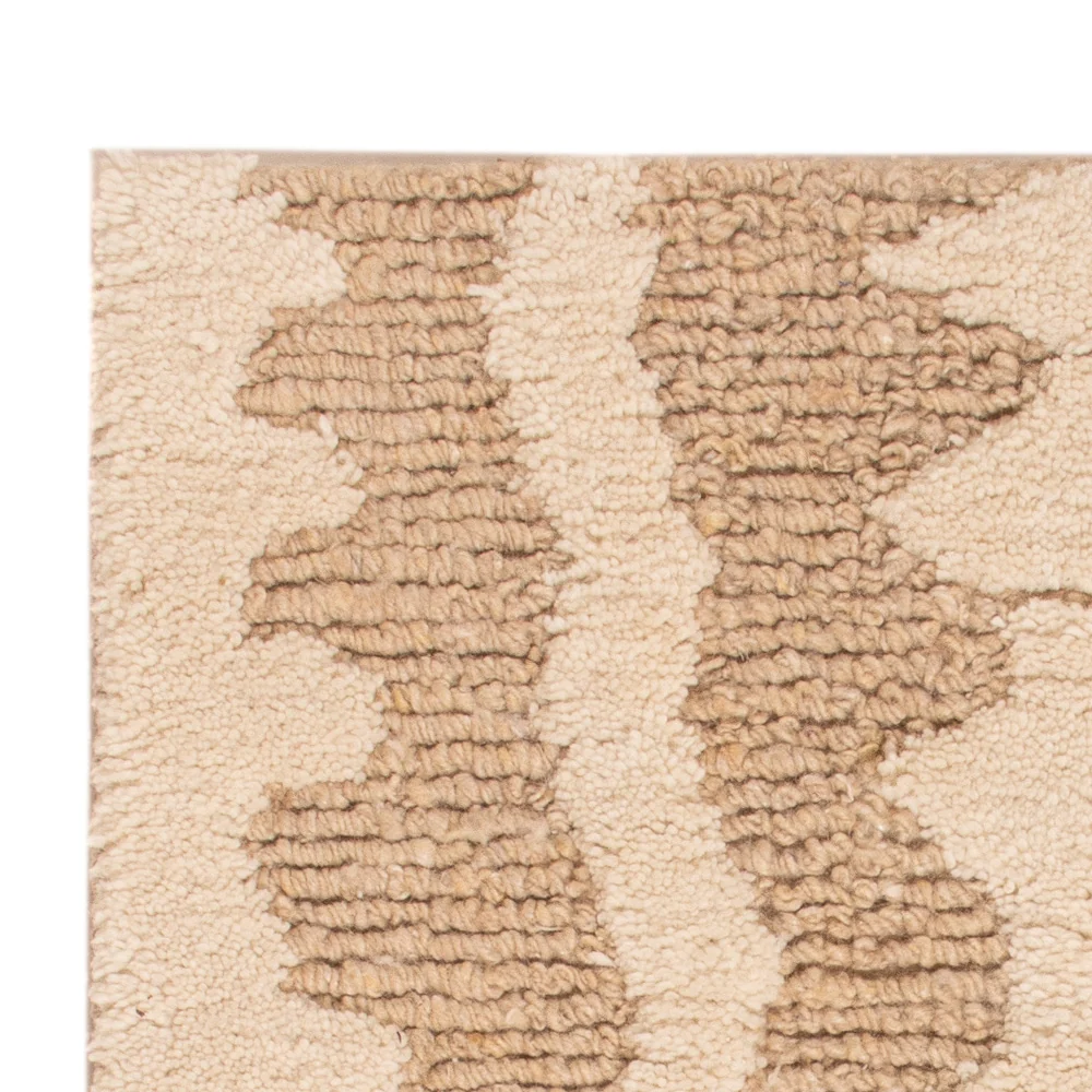 Ullteppe - 90 x 60 cm - mørk beige