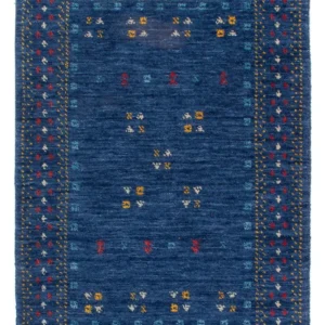 Ullteppe - 90 x 60 cm - mørkeblå