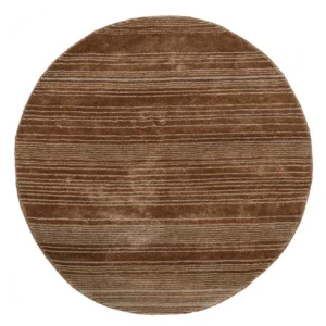 Ullteppe rundt - 120 x 120 cm - oransje