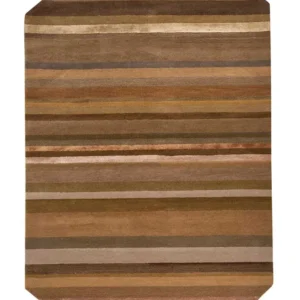 Ullteppe spesiell form - 270 x 180 cm - blå