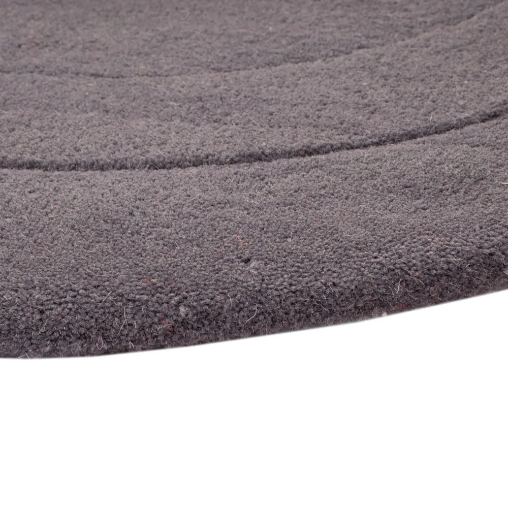 Ullteppe spesiell form - 90 x 60 cm - grå