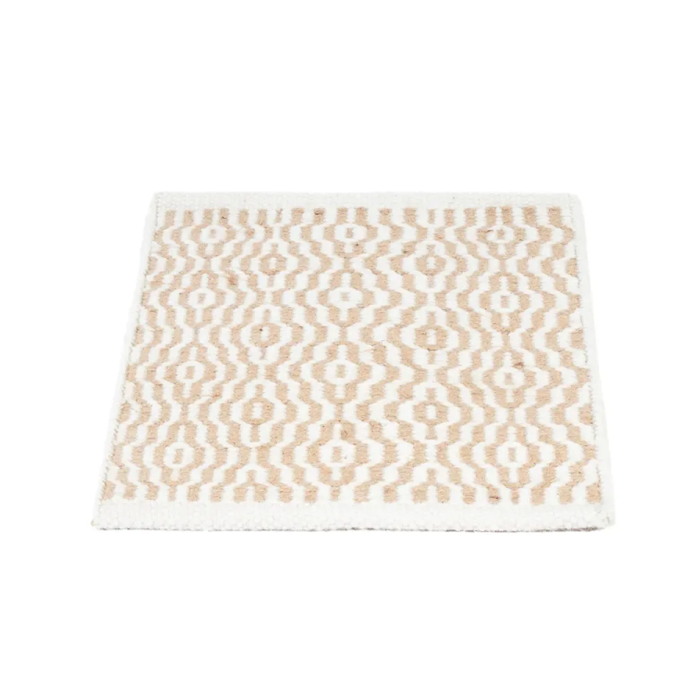 Ullteppe square - 35 x 32 cm - beige