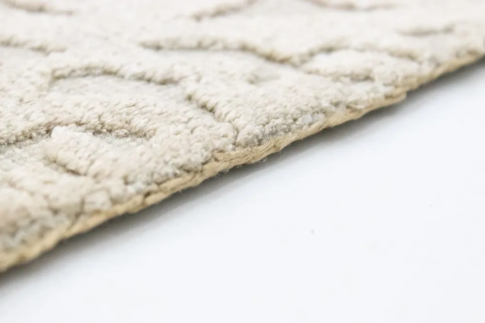 Ullteppe square - 67 x 66 cm - beige