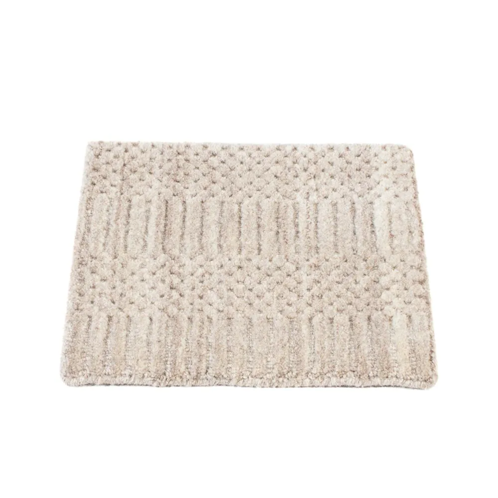 Ullteppe square - 30 x 30 cm - brun