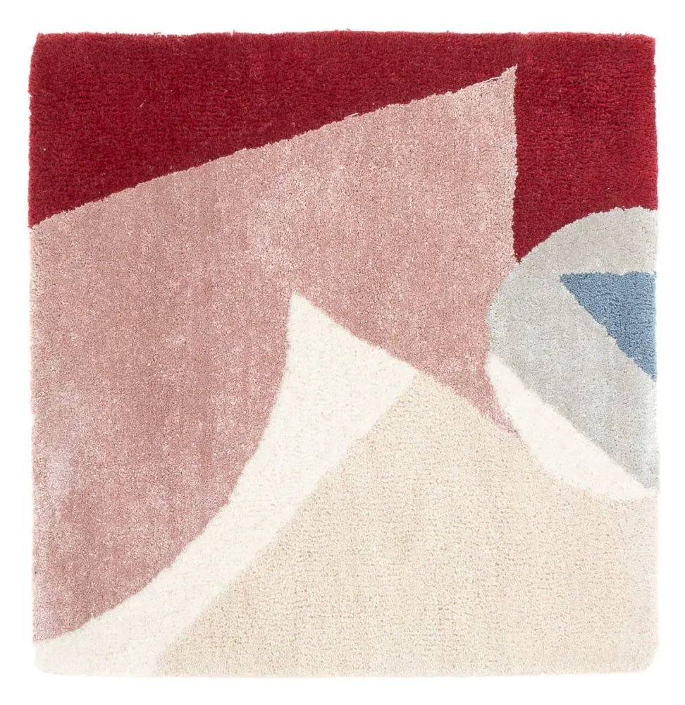Ullteppe square - 63 x 62 cm - flerfarget