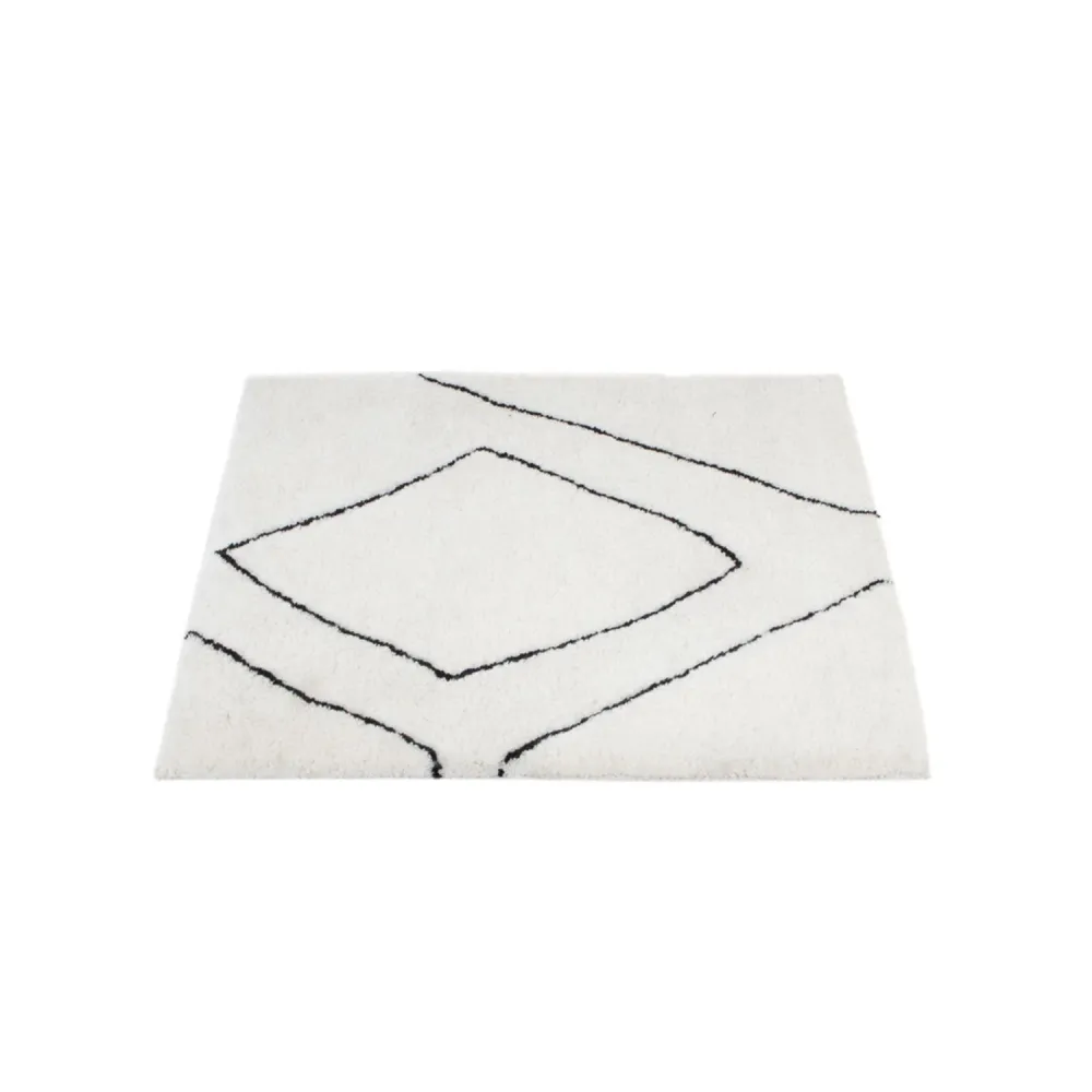 Ullteppe square - 62 x 62 cm - lysegrå