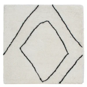 Ullteppe square - 63 x 63 cm - lysegrå