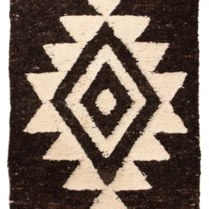 Ullteppe - 90 x 60 cm - svart