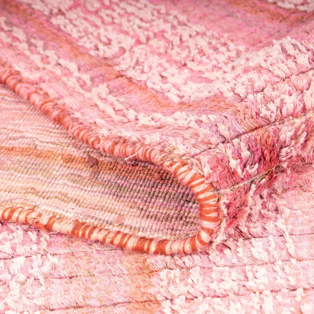 Viskose teppe - 240 x 150 cm - rosa