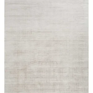 Viskose teppe - 270 x 180 cm - lysegrå