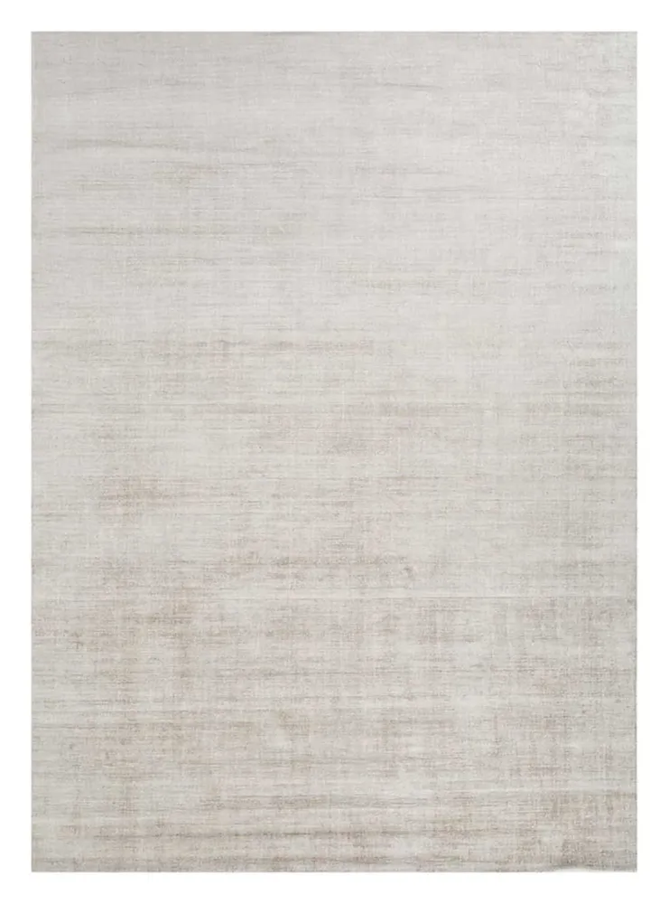 Viskose teppe - 270 x 180 cm - lysegrå