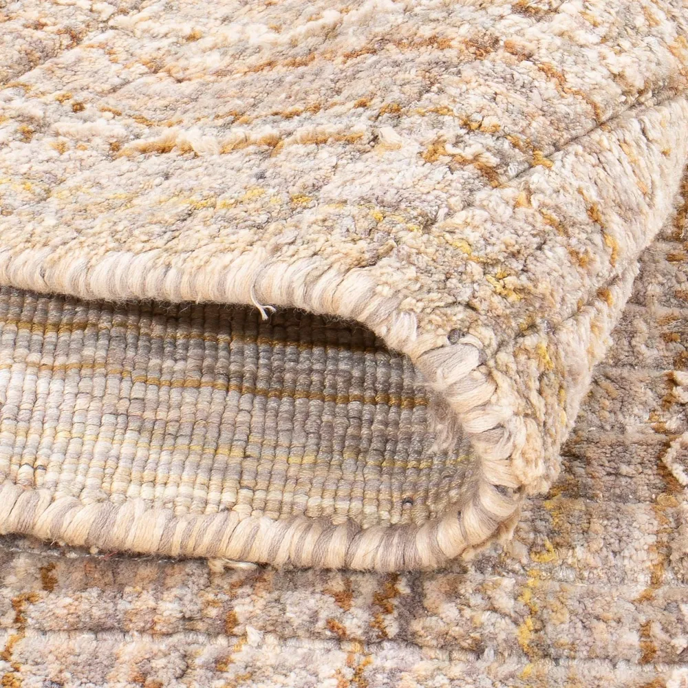 Viskose teppe - 300 x 230 cm - flerfarget