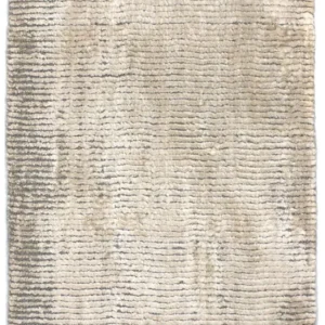 Viskose teppe - 95 x 65 cm - beige