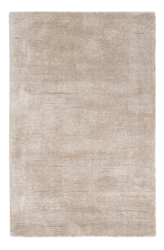 Viskose teppe - 90 x 60 cm - krem