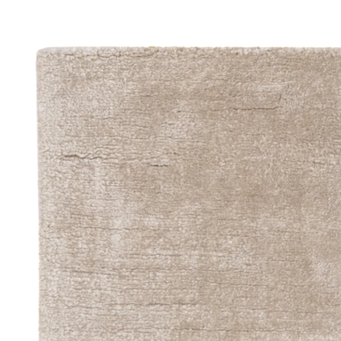 Viskose teppe - 90 x 60 cm - krem