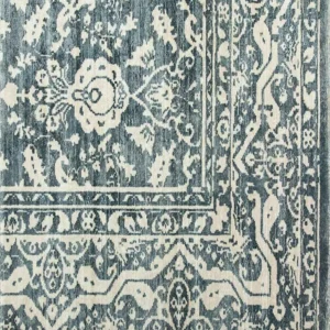 Viskose teppe - 90 x 60 cm - mintgrønn