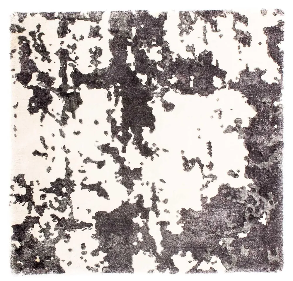 Viskose teppe square - 70 x 70 cm - beige