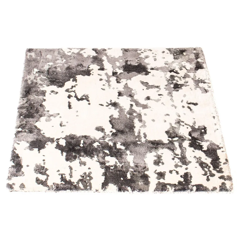 Viskose teppe square - 70 x 70 cm - beige