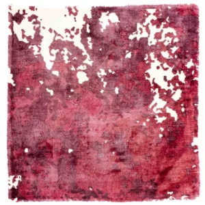 Viskose teppe square - 70 x 70 cm - flerfarget