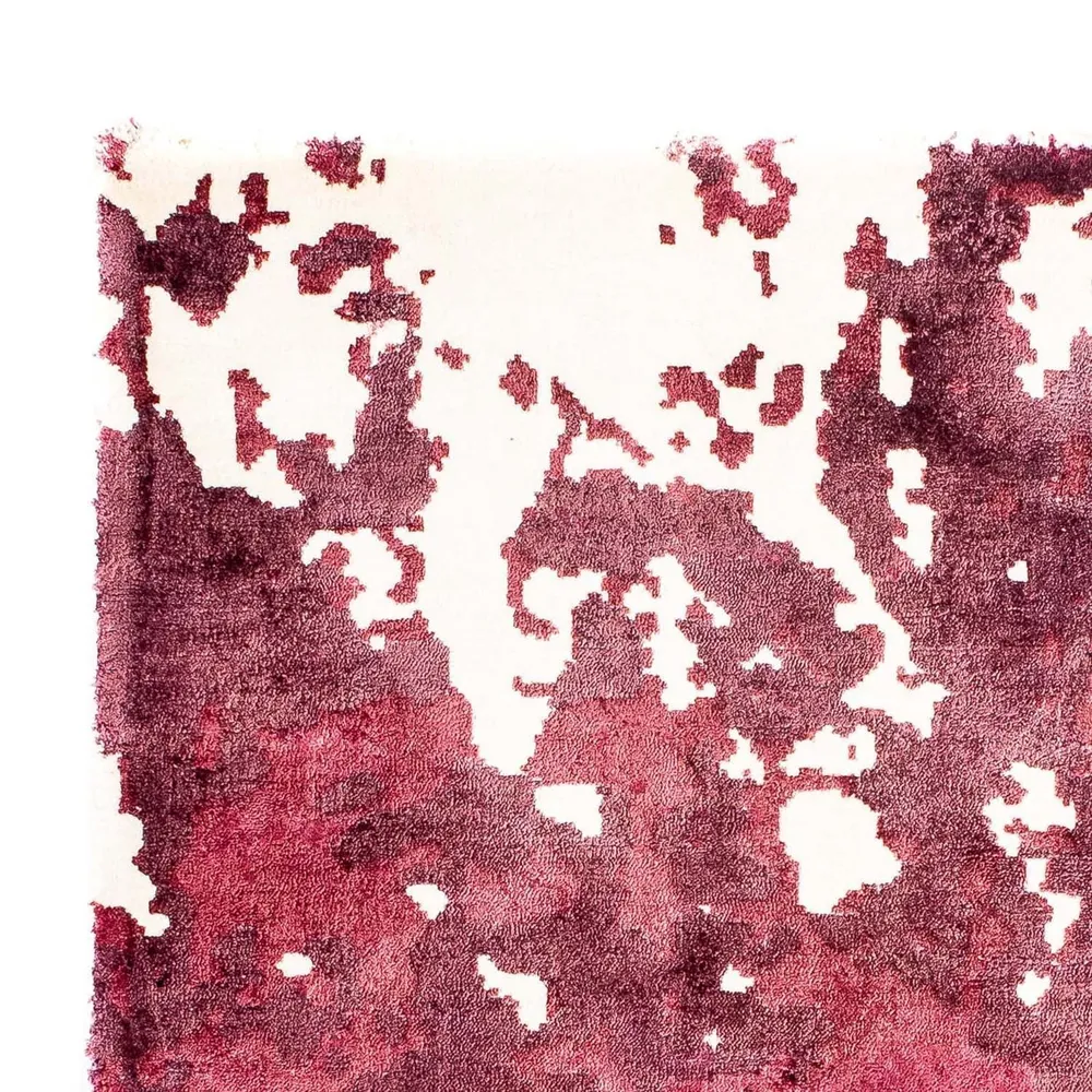 Viskose teppe square - 70 x 70 cm - flerfarget