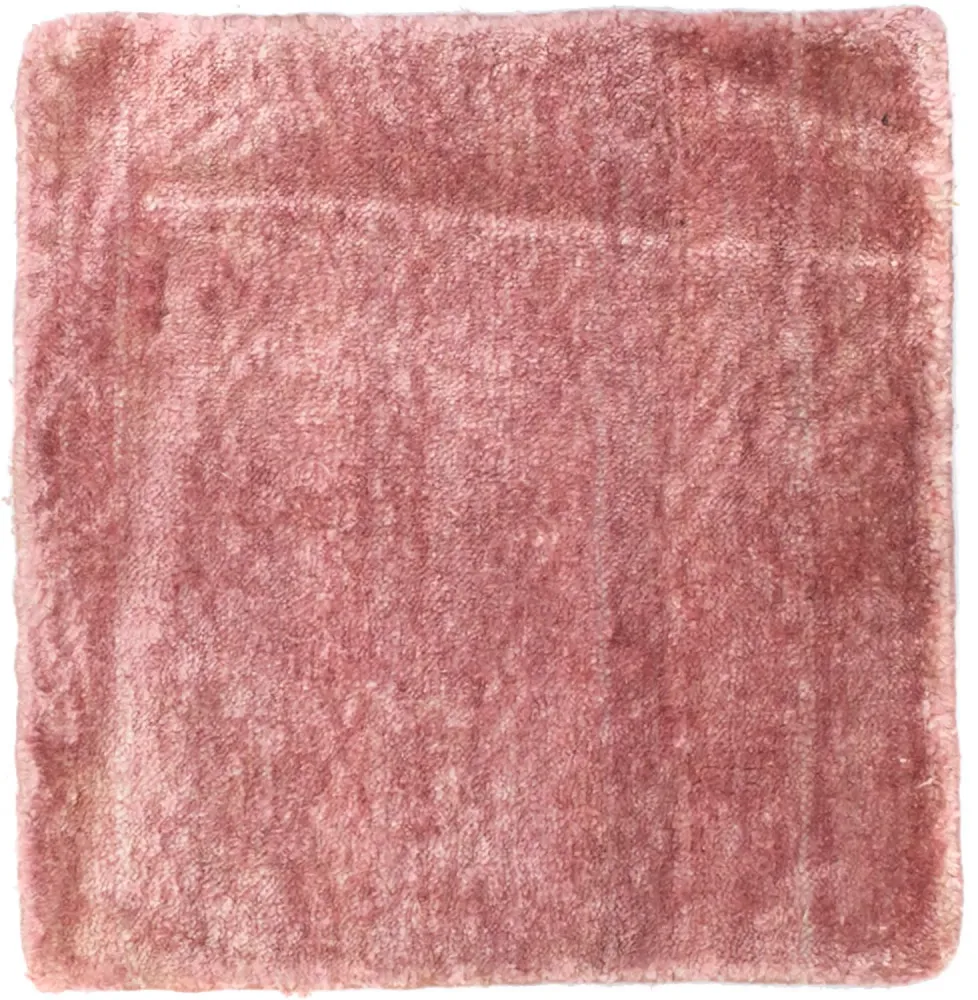 Viskose teppe square - 35 x 35 cm - rosa