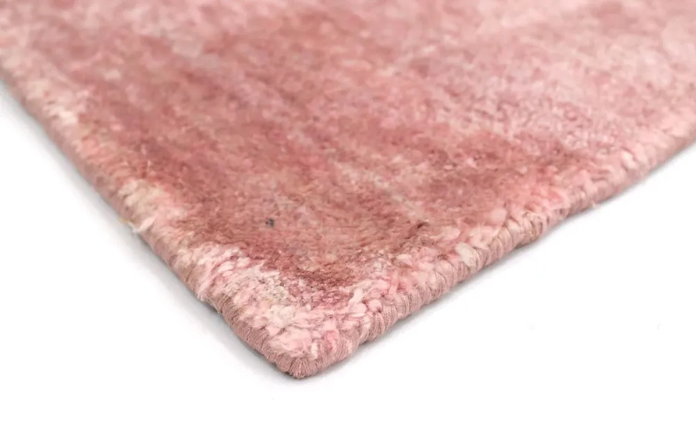 Viskose teppe square - 35 x 35 cm - rosa
