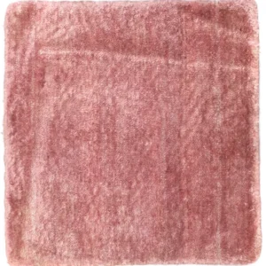 Viskose teppe square - 35 x 35 cm - rosa