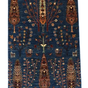 Ziegler Teppe - 150 x 101 cm - mørkeblå