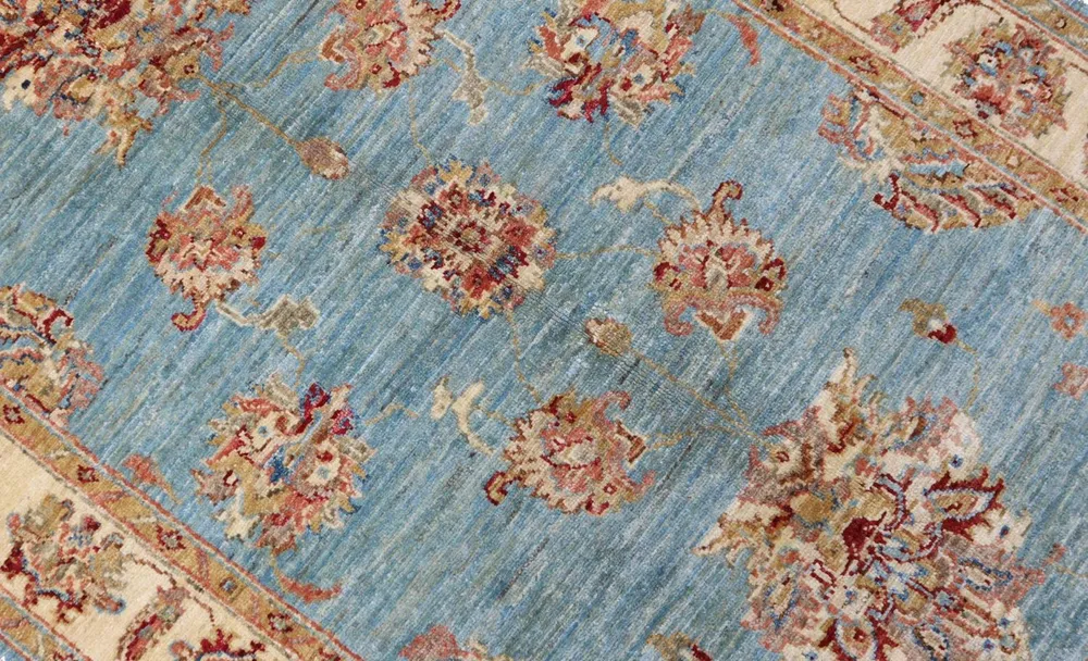 Ziegler Teppe - 151 x 100 cm - turkis