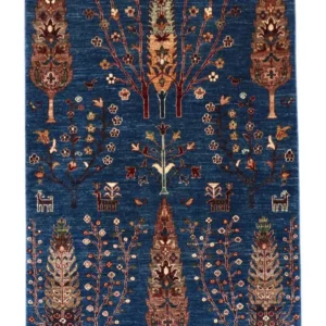 Ziegler Teppe - 152 x 106 cm - mørkeblå