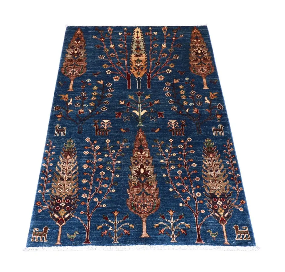 Ziegler Teppe - 152 x 106 cm - mørkeblå