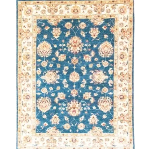 Ziegler Teppe - 209 x 152 cm - blå