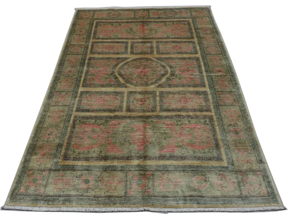 Ziegler Teppe - 220 x 120 cm - olivengrønn