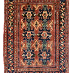 Ziegler Teppe - 223 x 190 cm - rød
