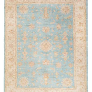 Ziegler Teppe - 235 x 177 cm - lyseblå