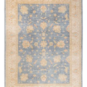 Ziegler Teppe - 236 x 173 cm - havblå