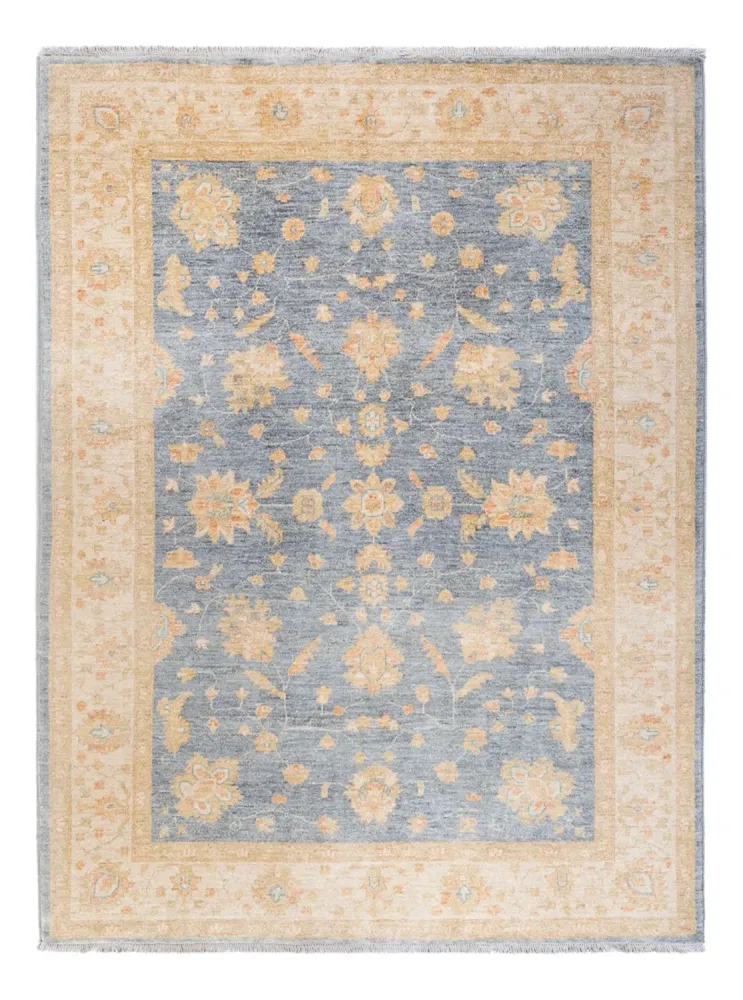 Ziegler Teppe - 236 x 173 cm - havblå