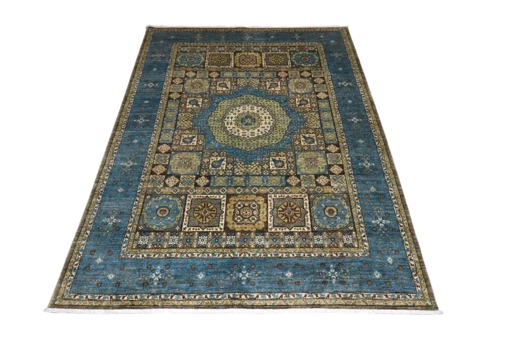 Ziegler Teppe - 274 x 210 cm - blå
