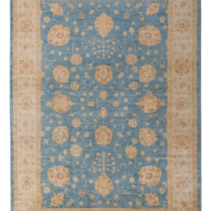 Ziegler Teppe - 296 x 202 cm - blå