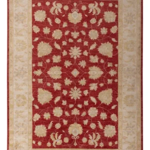 Ziegler Teppe - 299 x 206 cm - mørk rød