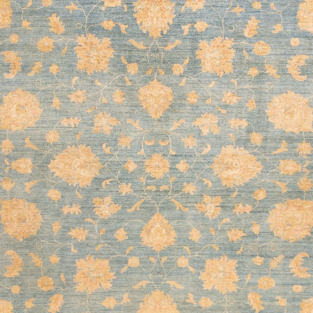 Ziegler Teppe - 342 x 255 cm - lyseblå